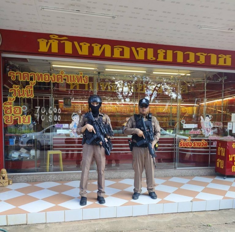 ออกตรวจ ธนาคาร ร้านทอง ภายในเขตพื้นที่รับผิดชอบ